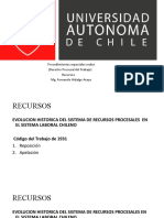 20-08-2022 - P.E.O - Derecho Procesal Del Trabajo - Recursos