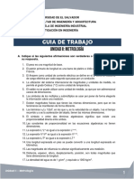 IVI115 - GUÍA DE TRABAJO ADICIONAL UNIDAD II Formulas