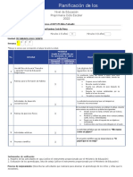 Planificación de Los Aprendizajes FRANCISCA