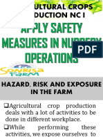 Agricultural Crops Production NC I Hazard, Risk and Exposure Guide