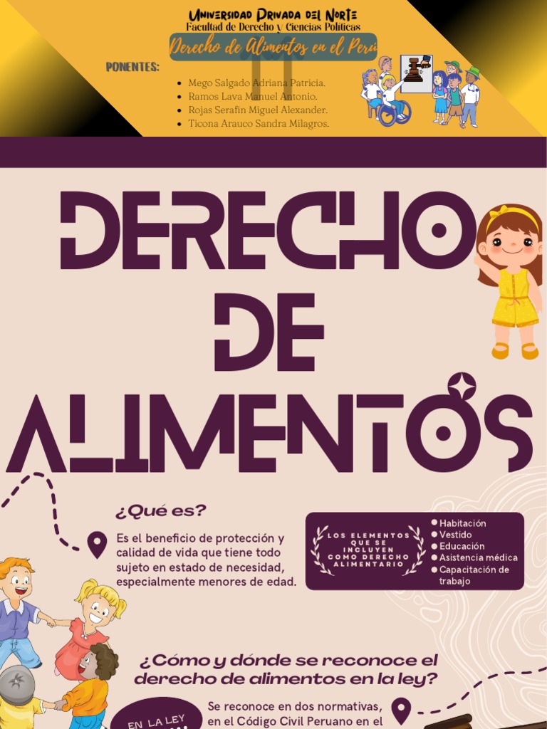 Derecho de Alimentos PDF Pensión alimenticia Instituciones sociales