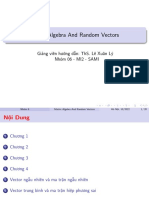 Matrix Algebra And Random Vectors: Giảng Viên Hướng Dẫn: Ths. Lê Xuân Lý Nhóm 06 - Mi2 - Sami