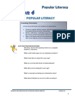 Popular Literacy Trends and Genres