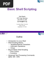 Basic Shell Scripting