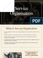Service Organisation
