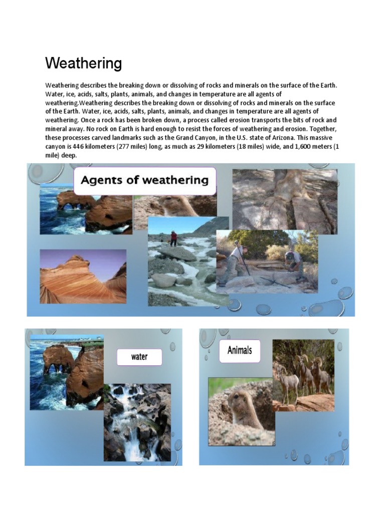 Agents of Weathering | PDF
