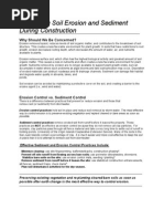 Silt Control Guide for Construction Sites | PDF | General Contractor ...