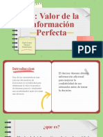 Valor de la Información Perfecta en Análisis de Decisiones