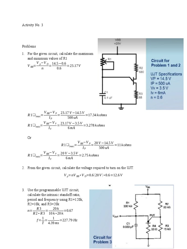 Activity 3 PDF Bipolar Junction Transistor Amplifier
