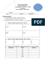 examen de matematicas