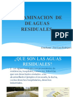 CONTAMINACION DE AGUAS RESIDUALES