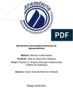 Benemérita Universidad Autónoma de Aguascalientes: y Matriz de Dispersión