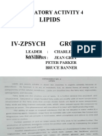 Activity 3 - Lipids