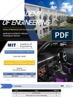 MIT ACADEMY OF ENGINEERING School of Mechanical and Civil Engineering Parallelogram Steering