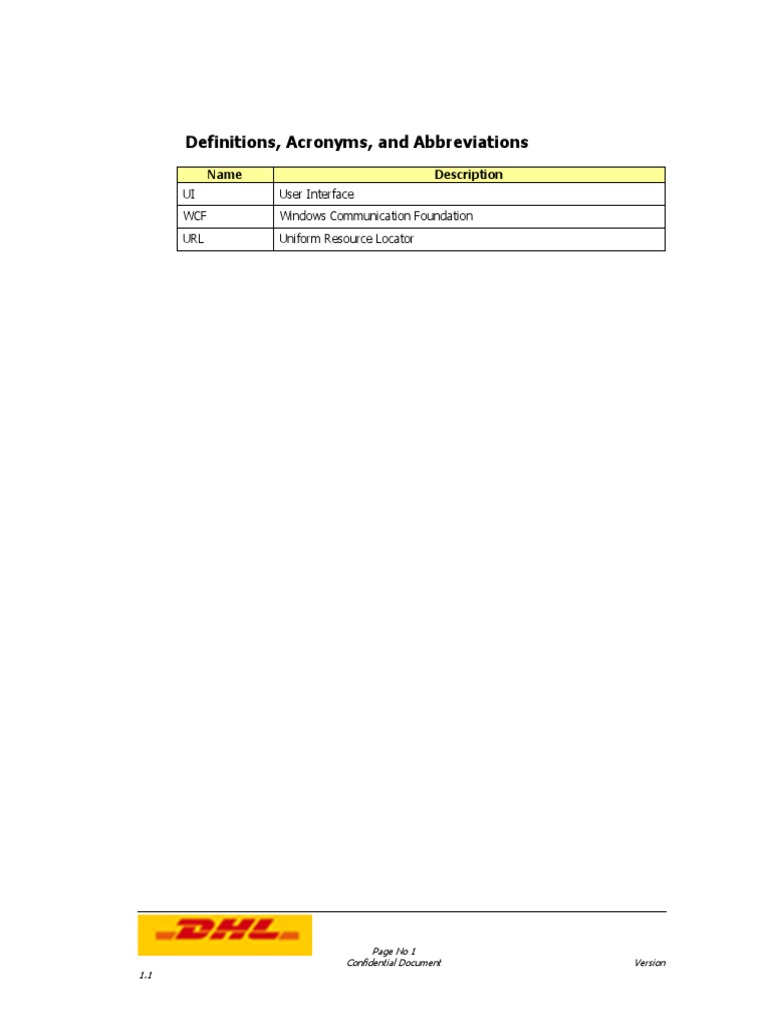 DHL WCF Service API Overview | PDF | Windows Communication Foundation ...