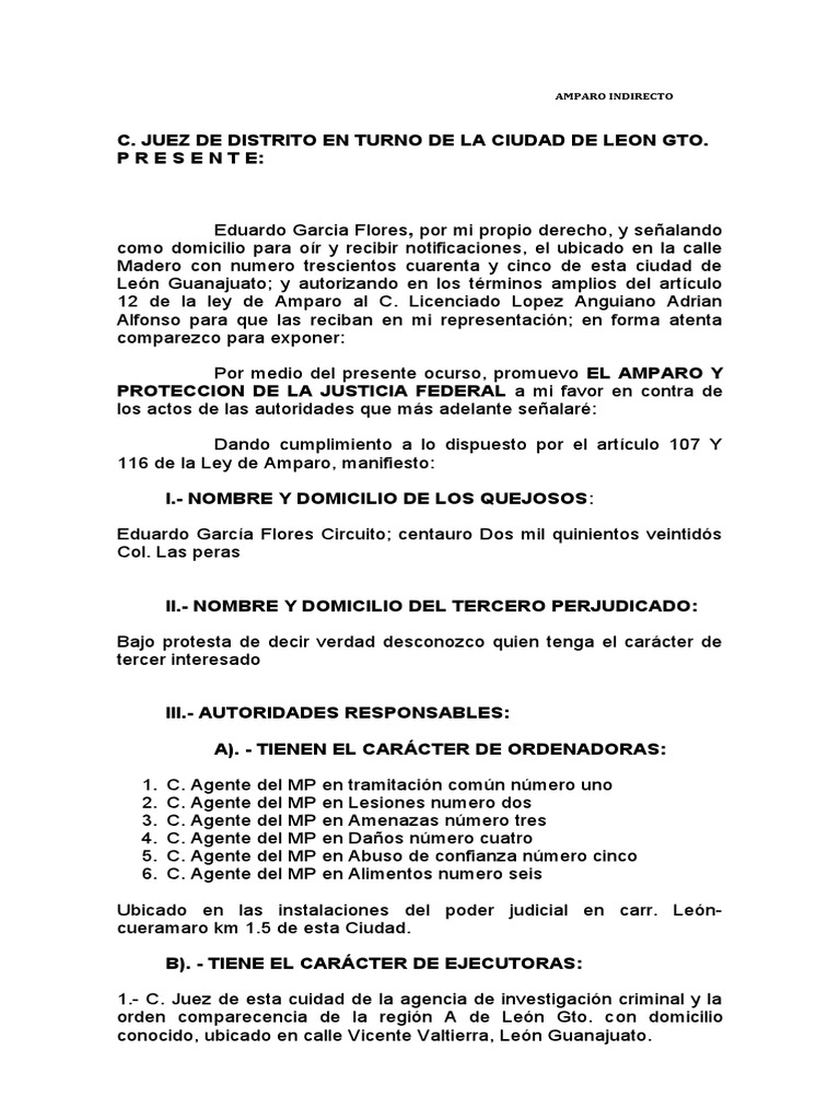 Orden de Comparecencia | PDF | Derecho penal | Queja