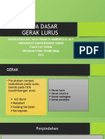 Gerak Lurus Pertemuan Ke 2