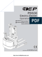 EP PDS40 Electric Stacker Operator's Manual PDF