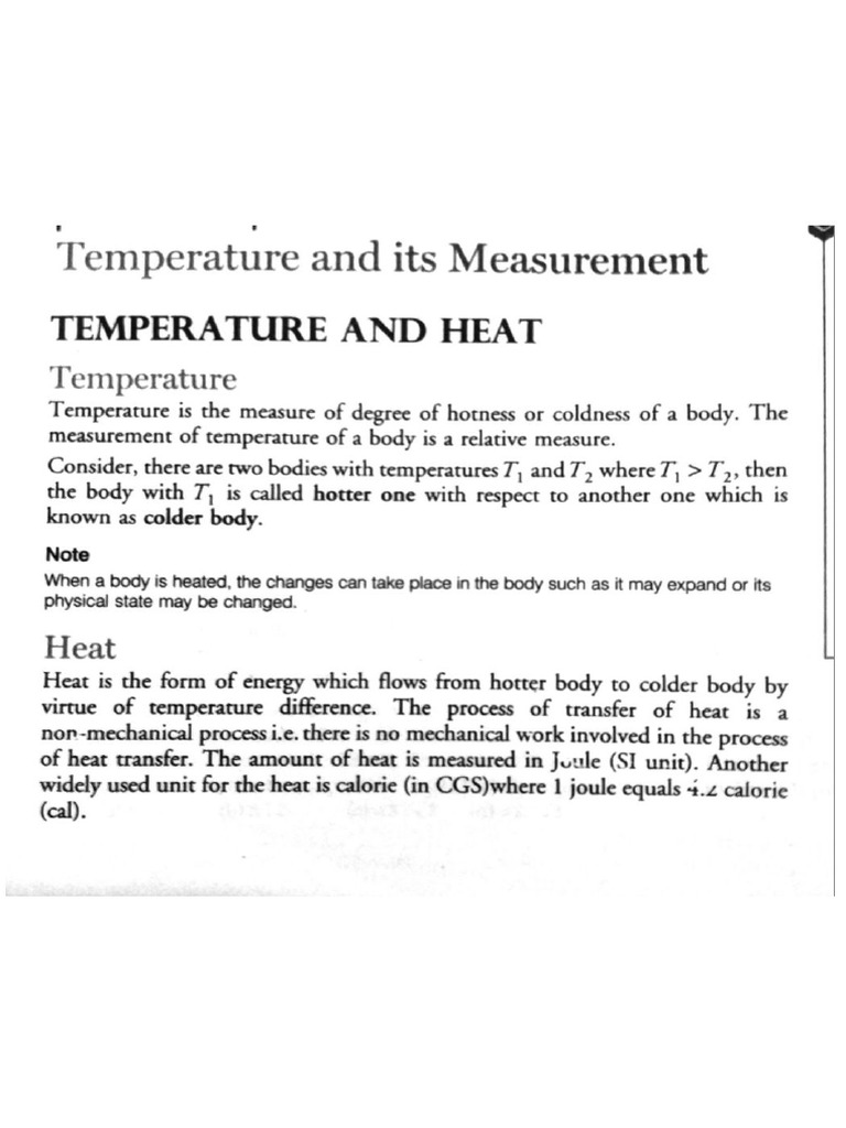 Class 11, Chapter 12, Thermal Properties of Matter Physics PDF