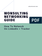 Wonsulting Networking Guide