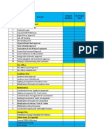 Planning Training