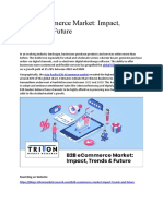 B2B Ecommerce Market: Impact, Trends, & Future