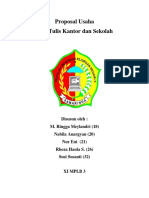 Tugas Proposal Kewirausahaan