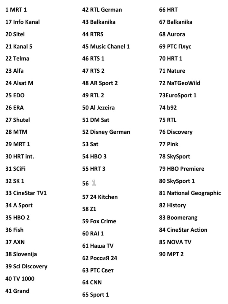 Tv programi pdf