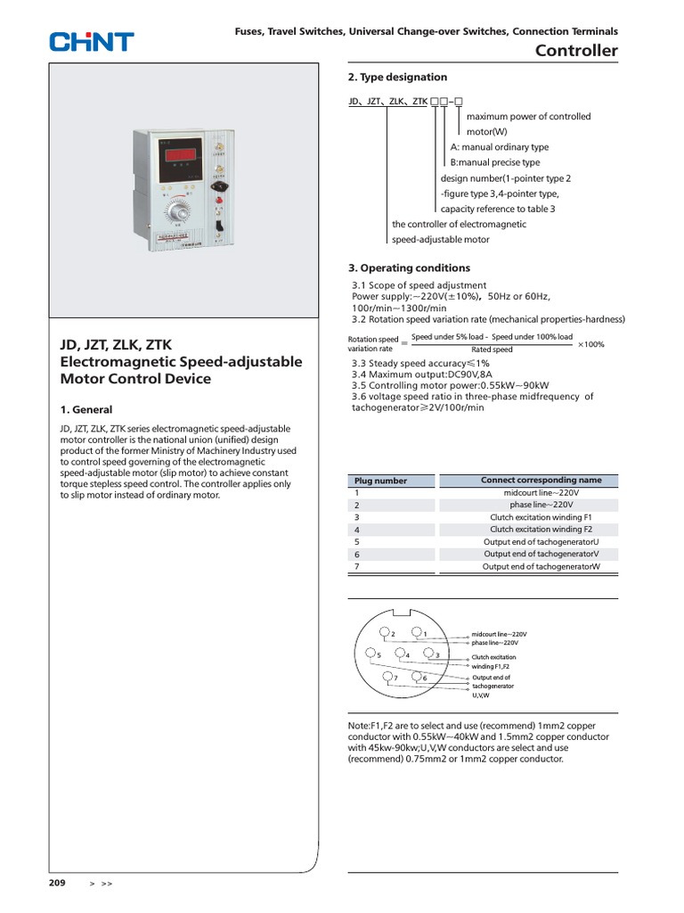JD1A-40 User Manual and Specs | PDF | Electric Motor | Equipment