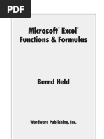 Download Microsoft Excel Functions  Formulas by Bernd Held by Bijay Joshi SN60082082 doc pdf