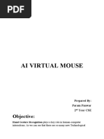 Project Report - AI Virtual Mouse