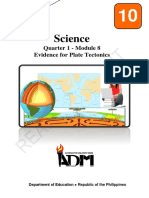 Science10 q1 Mod8 Evidenceforplatetectonics v5