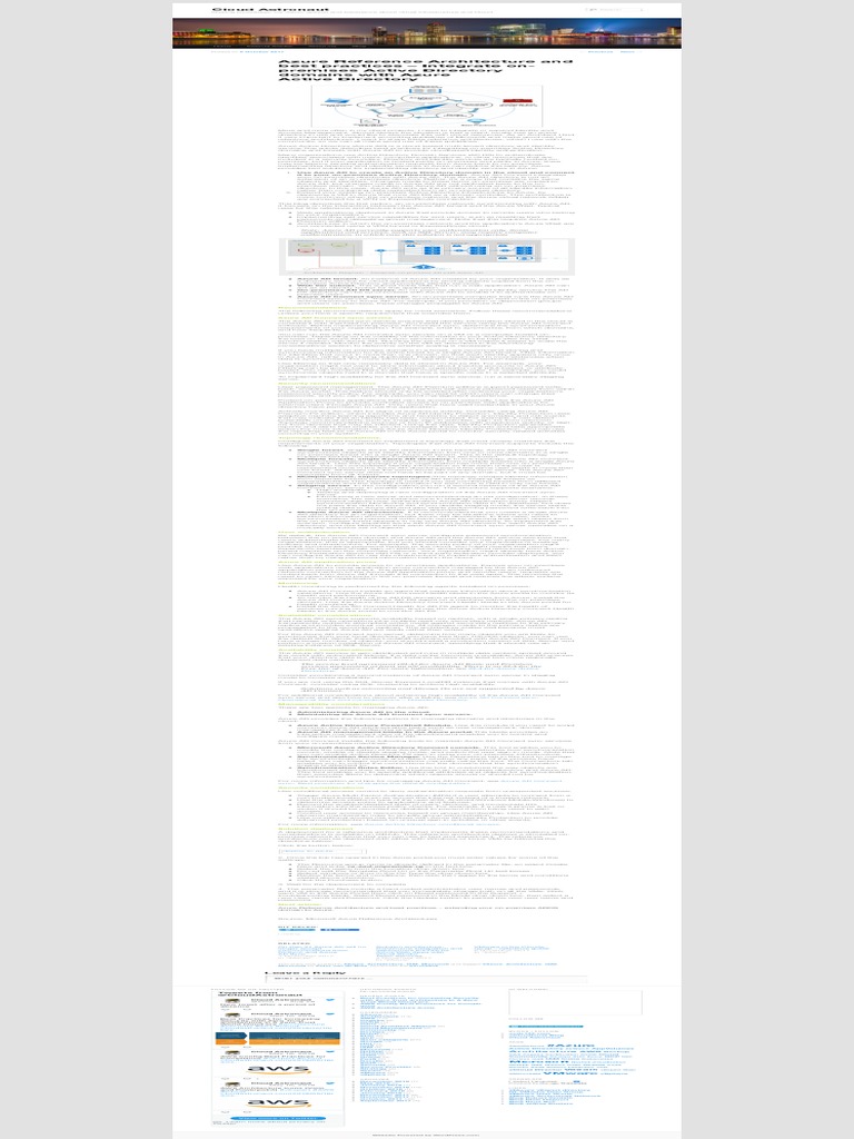 Azure AD Integration Best Practices | PDF | Active Directory ...