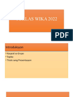 TUKLAS WIKA 2022 Presentation