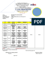 LACUPAYAN-ES - Class-Program-2022-2023 August