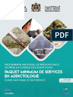 PAQUET MINIMUM DE SERVICES EN  ADDICTOLOGIE