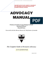 Court Craft - Australian Advocacy-Manual
