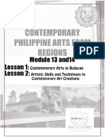 Contemporary Art Module 13 and 14