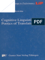 Cognitive - Linguistics and Poetics of Translation