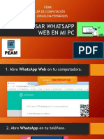 Como Usar Whatsapp Web en Mi PC