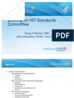 HIT Policy Committee Standards Update 07-06-11 - Doug Fridsma and John Halamka