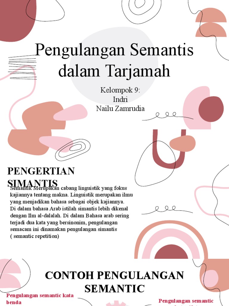 Pengulangan Semantis dalam Tarjamah | PDF