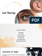 Limitation of Sight and Hearing