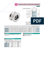 GRL-S2-R: U Groove Guide Rollers (Double Bearings)