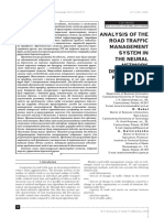 Analysis of The Road Traffic Management System in