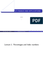 CH-3 - Mathematics of Finance - Lecture 1