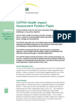 UKPHA Health Impact Assessment Position Paper