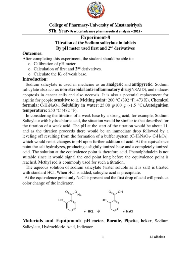 Project PDF Titration Chemistry