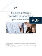 Unidad 5. Recurso 6. Marketing Lateral y La Necesidad de Adoptar Un Proceso Creativo