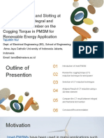 Influence of GISE and Slotting at Magnet Edge in Integral and Fractional Slot Number on the Cogging Torque Reduction in PMSMs for Renewable Energy Applications